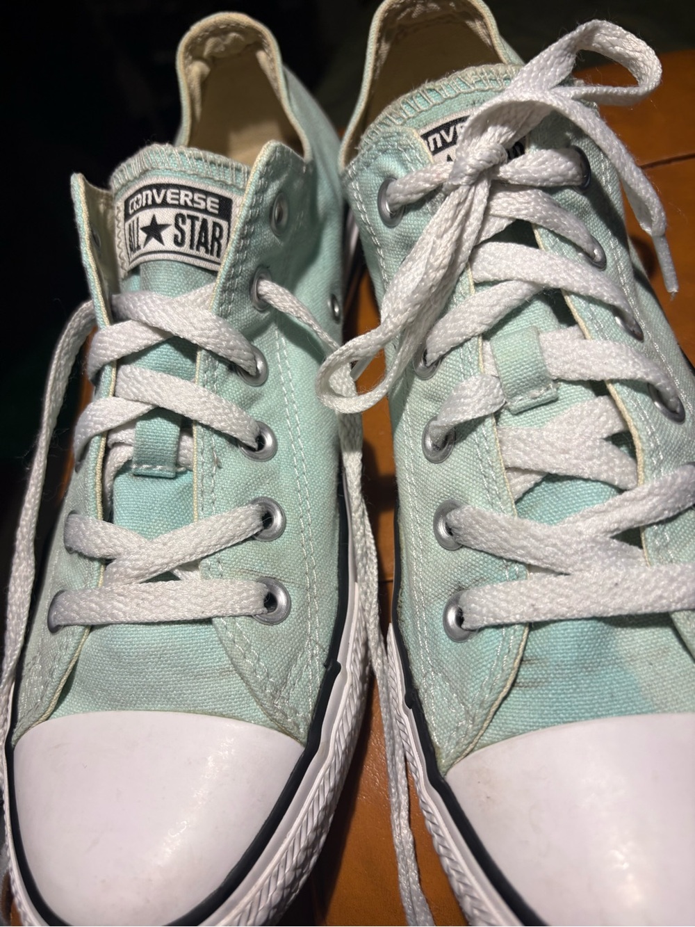 Converse Chuck Taylor Low Top Sneakers/Mint Green- Women’s Size 10, Men’s Size 8